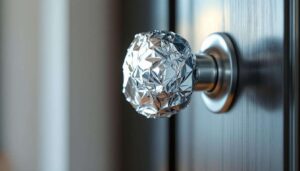 Por qué el truco del papel de aluminio en el pomo de la puerta convence a cada vez más hogares