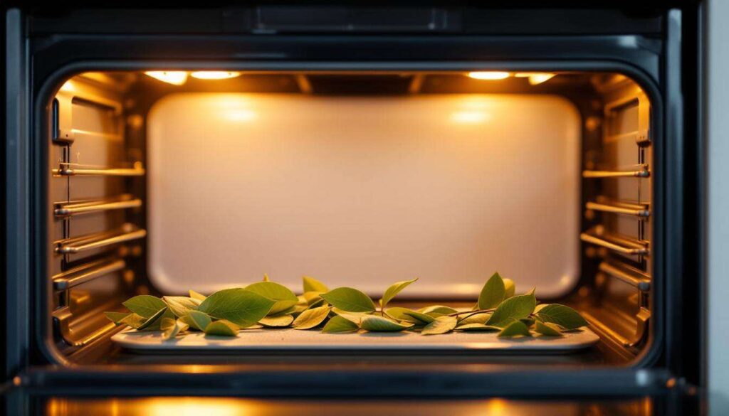 Con este truco del laurel nuestras abuelas limpiaban el horno sin esfuerzo