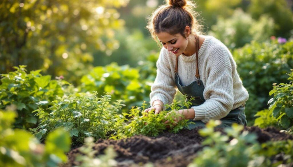 Truco genial: lo que hacen los jardineros inteligentes con sus viejos jerséis de lana
