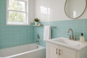 Pintar los azulejos del baño: el cambio inteligente sin grandes reformas