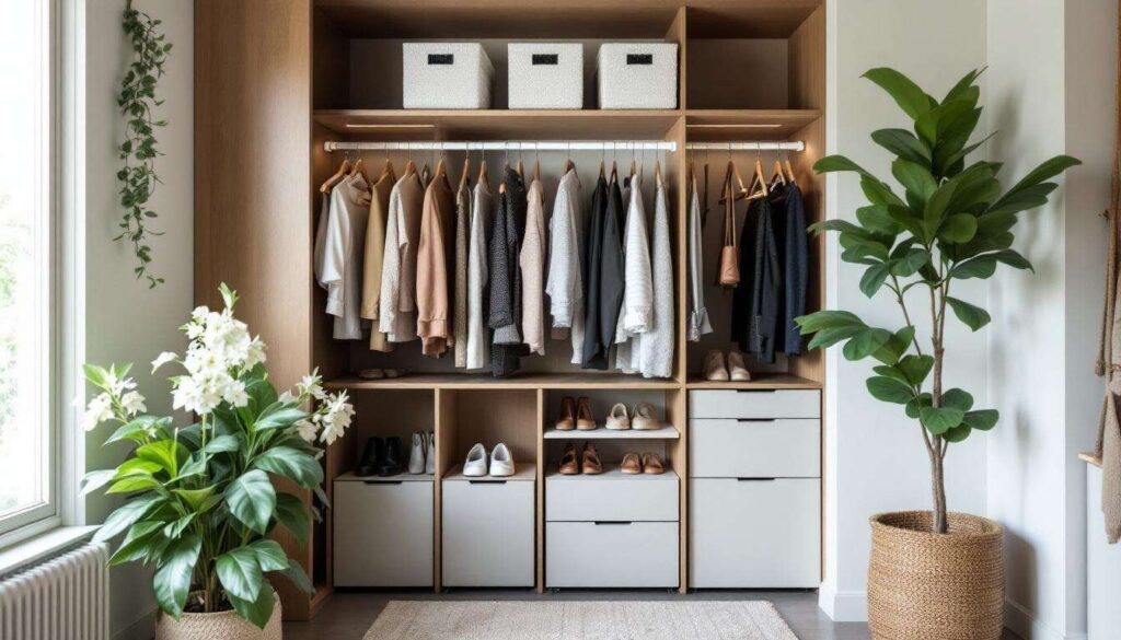 ¿Falta de espacio? Trucos para crear un vestidor en pocos metros