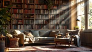Esta idea sencilla para ordenar libros cambia por completo el ambiente