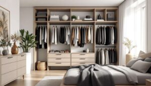No imaginaba ganar tanto espacio: este sistema minimalista sustituye al vestidor